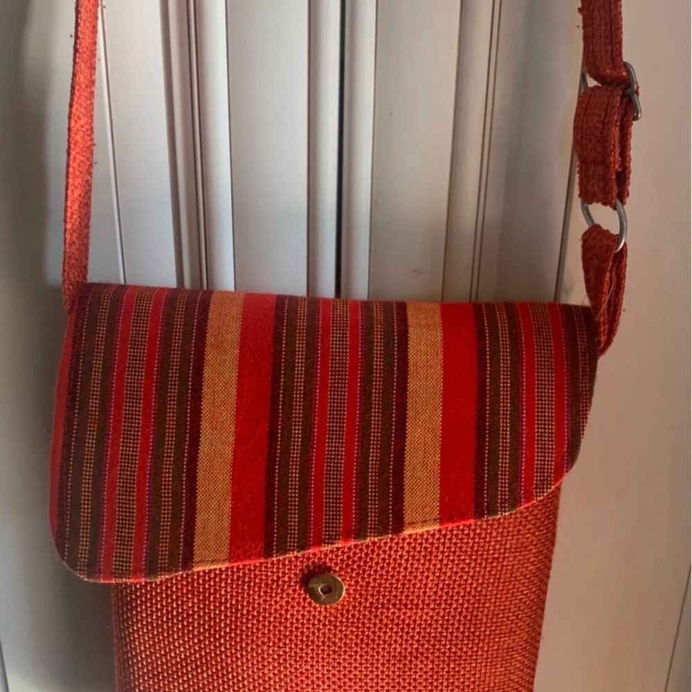 Wooven Multi Colored Handbag Medium - image 6